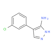 4-(3-CHLORO-PHENYL)-2H-PYRAZOL-3-YL AMINE 95750-97-3